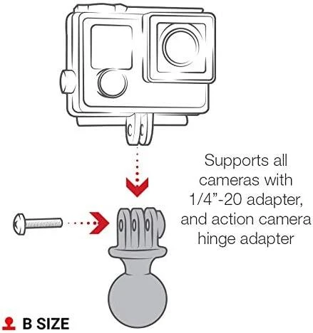 Garmin „Ram Mounts“ tvirtinimo pagrindas be pakuotės. „RAM GoPro“ tvirtinimo pagrindas 1 colio skersmens.