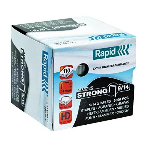 Rapid 9/14 mm sąsagų 5000 vnt pakuotė