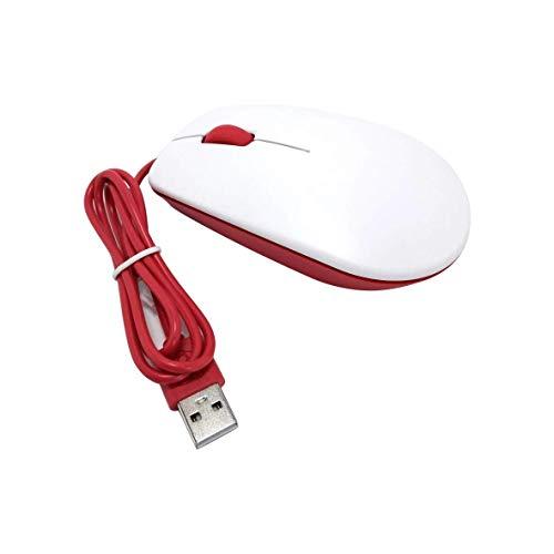 Oficiali Raspberry Pi modelio 4B/3B+/3B/2B pelė, raudonai balta