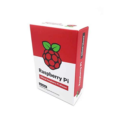 Oficiali Raspberry Pi modelio 4B/3B+/3B/2B pelė, raudonai balta