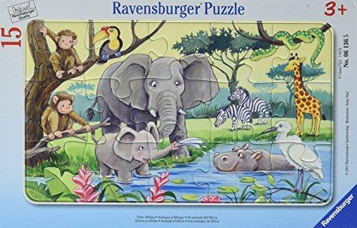 Ravensburger Dėlionė 15 vnt. - Afrikos gyvūnai
