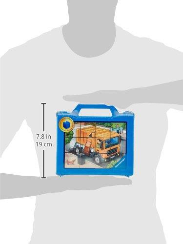Ravensburger kubelių dėlionė „Mėgstamos transporto priemonės“, 12 kubelių