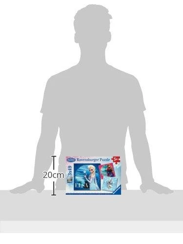 Ravensburger Dėlionė 3x49 vnt. - Frozen:  Elza, Ana ir Olafas