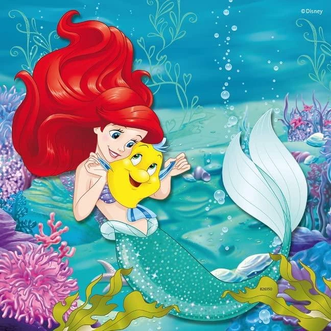 Ravensburger Dėlionė 3x49 vnt. - Disney princesių vakaras