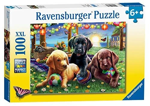 Ravensburger Dėlionė 100 vnt. - Šuniukų iškyla