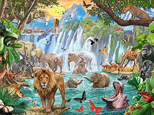 Ravensburger Dėlionė 1500 vnt. - Safari krioklys aprašymas - Prekės nuotrauka