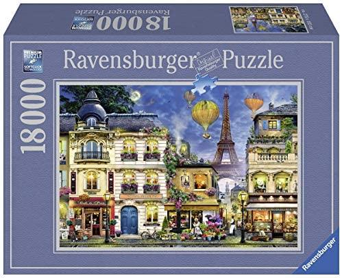 Ravensburger dėlionė „Vakarinis pasivaikščiojimas Paryžiuje“, 18000 det.