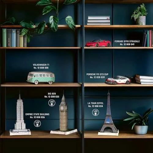 Ravensburger 3D dėlionė „Iconics“: „Allianz Arena“ (naktinis leidimas)