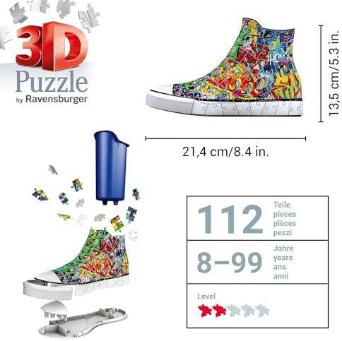 RAVENSBURGER dėlionė Sneaker Graffiti 180 vnt, 12535