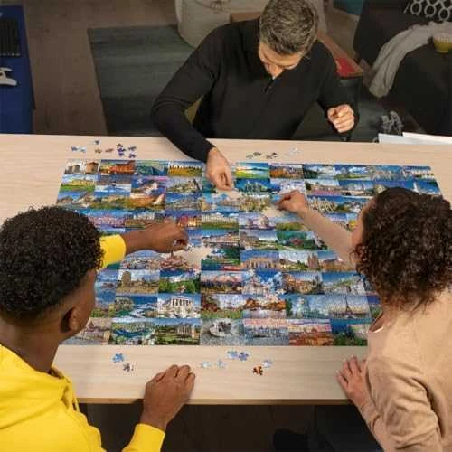 Ravensburger Dėlionė 3000 vnt. - 99 gražios vietos Europoje