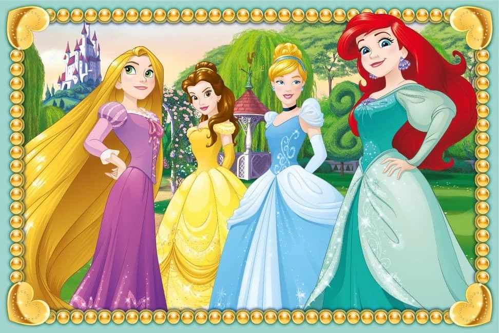 Dėlionė „Ravensburger Cube“ galvosūkis „Disney Princess“.