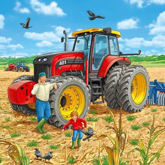 Ravensburger Dėlionė 3x49 vnt. - Didžiulės mašinos
