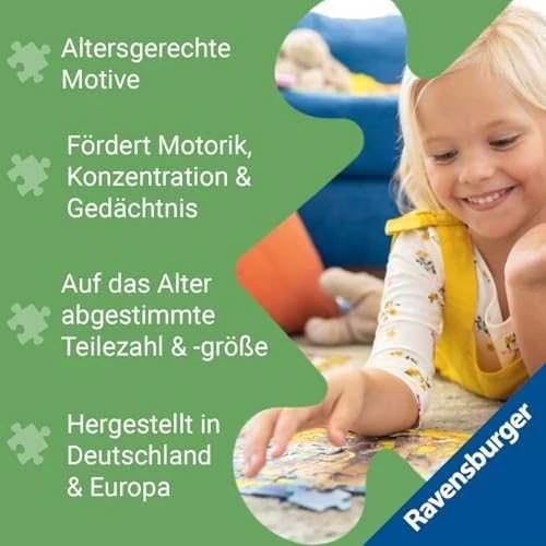 Ravensburger Dėlionė 300 vnt. - Egzotiškų gyvūnų asmenukė