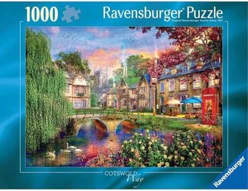 Ravensburger dėlionė „Vakaras Kotsvoldo kaimelyje“, 1000 det.