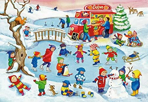 Ravensburger Dėlionė 2x24 vnt. - Vaikų atostogos