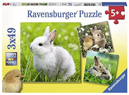 Ravensburger Dėlionė 3x49 vnt. - Zuikiai