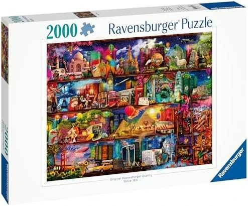 Ravensburger Dėlionė 2000 vnt. - Knygų pasaulis