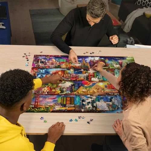 Ravensburger Dėlionė 2000 vnt. - Knygų pasaulis