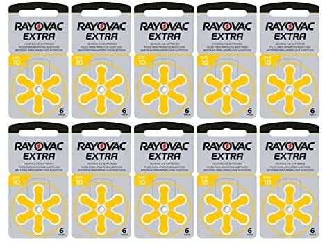 Rayovac Extra elementai klausos aparatams PR70 10, 6 vnt.