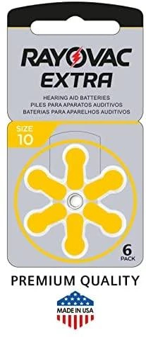 Rayovac Extra elementai klausos aparatams PR70 10, 6 vnt.
