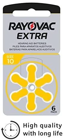 Rayovac Extra elementai klausos aparatams PR70 10, 6 vnt.