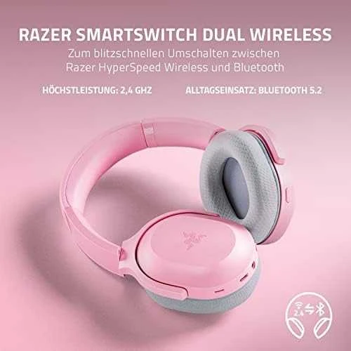 Ausinės Razer Barracuda Quartz, Rožinės spalvos