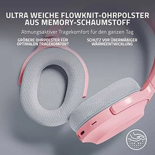 Ausinės Razer Barracuda Quartz, Rožinės spalvos