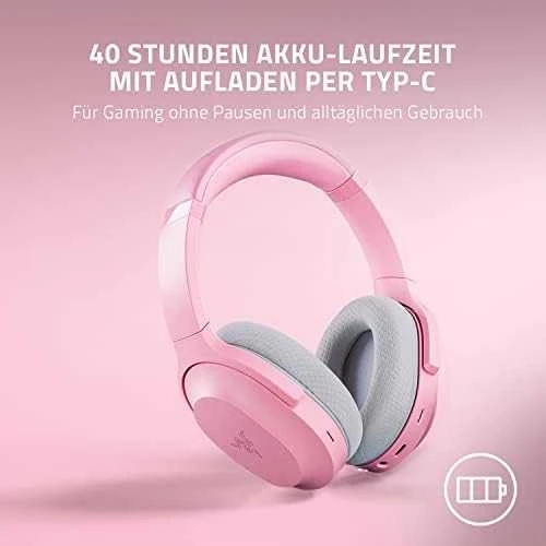 Ausinės Razer Barracuda Quartz, Rožinės spalvos