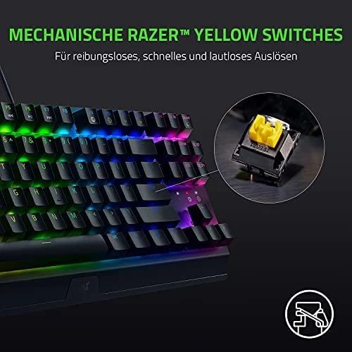 Klaviatūra Razer BlackWidow V3 Tenkeyless Backlight