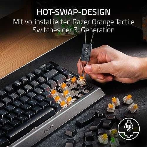 Klaviatūra Razer BlackWidow V4 75%