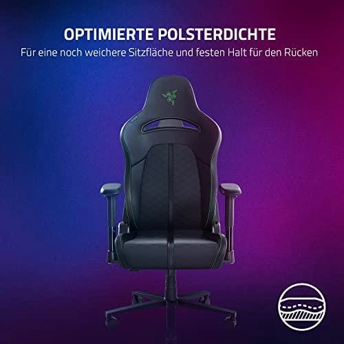Žaidimų kėdė visos dienos komfortui Razer Enki X Gaking Chair, Juoda-žalia