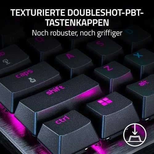 Razer | Huntsman V3 Pro Tenkeyless | RZ03-04980100-R3M1 | Klaviatūra žaidimams | su laidu | US | Analog Optical | Juodas