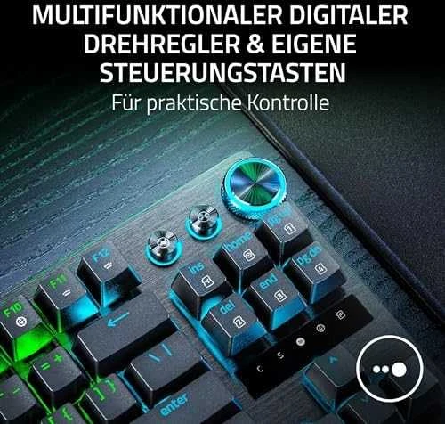 Razer | Huntsman V3 Pro Tenkeyless | RZ03-04980100-R3M1 | Klaviatūra žaidimams | su laidu | US | Analog Optical | Juodas