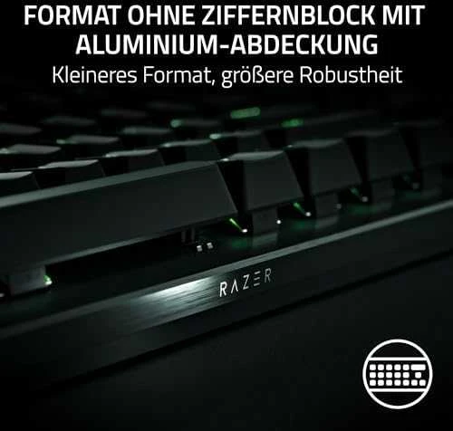 Razer | Huntsman V3 Pro Tenkeyless | RZ03-04980100-R3M1 | Klaviatūra žaidimams | su laidu | US | Analog Optical | Juodas