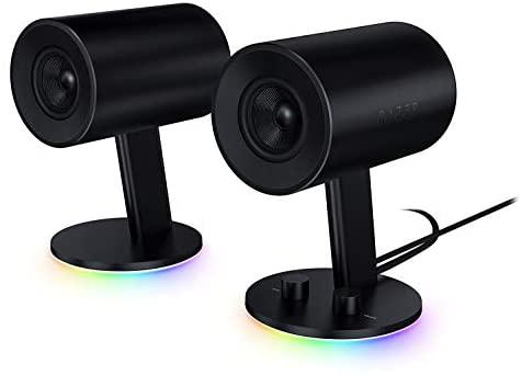 Kolonėlės Razer Nommo Chroma (Juodos) su apšvietimu
