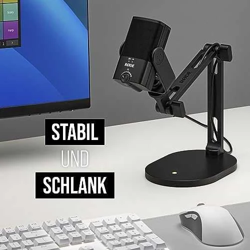RODE DS2 darbalaukio studijos rankena transliacijai
