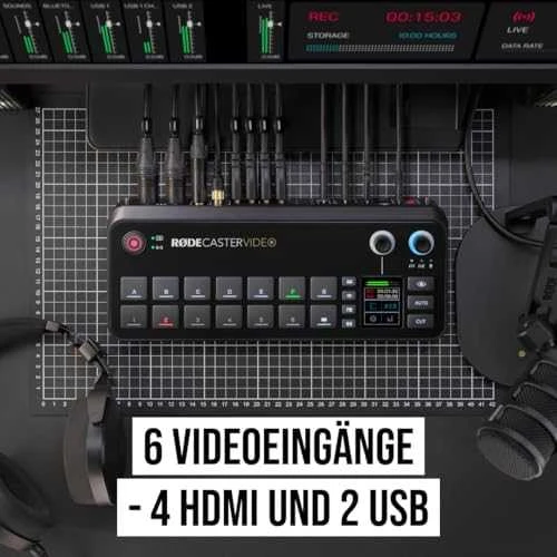 Rode RØDECaster Video – Podcast'ų kūrimo studija