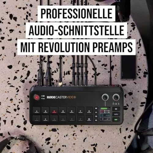 Rode RØDECaster Video – Podcast'ų kūrimo studija