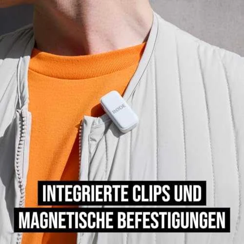 „Rode Wireless Micro“ („Lightning“, „Baltas“)