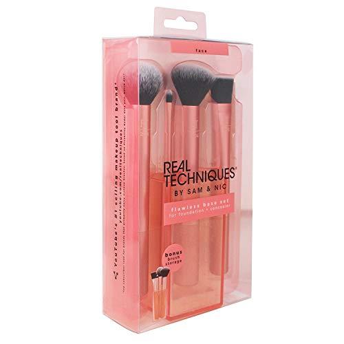 "Real Techniques" nepriekaištingo makiažo šepetėlių rinkinys, 4 dalys