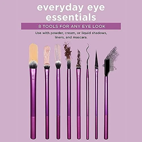 Šepetėlių rinkinys Real Techniques Essentials, 8 vnt.