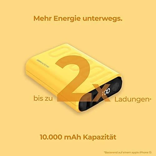 Realpower Carruzzo Ultron PB-10000 10000 mAh Geltona