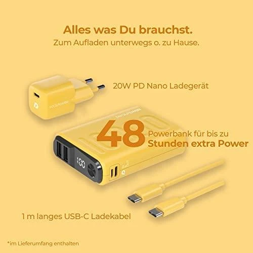 Realpower Carruzzo Ultron PB-10000 10000 mAh Geltona