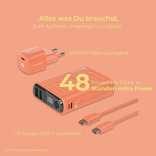 Realpower Carruzzo Ultron PB-10000 10000 mAh Oranžinė