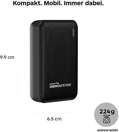 Powerbank Realpower PB-10000 SE 10000mAh Juodas