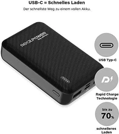Powerbank Realpower PB-10000 SE 10000mAh Juodas