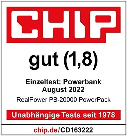 Realpower Carruzzo Ultron PB-20000 20000 mAh Geltona