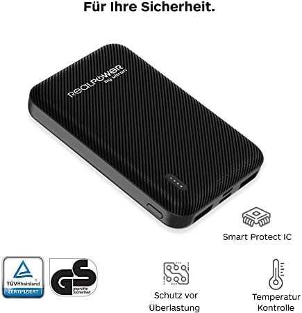 Powerbank Realpower PB-5000 SE 5000mAh Juodas (415545)