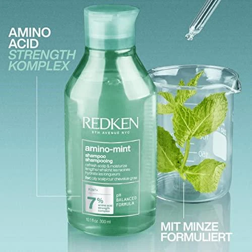 Redken Amino mėtinė šampūnas - 300 ml