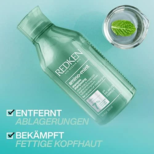 Redken Amino mėtinė šampūnas - 300 ml